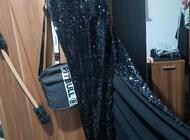 Grajewo ogłoszenia: Sprzedam piękna długa czarną sukienkę rozmiar M/L tylko sms - zdjęcie