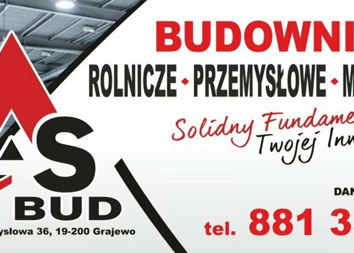 Grajewo ogłoszenia: AS-BUD - usługi koparką, podnośnikiem, ładowarką

PHU AS-BUD...