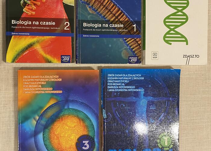 Grajewo ogłoszenia: Sprzedam książki do biologii