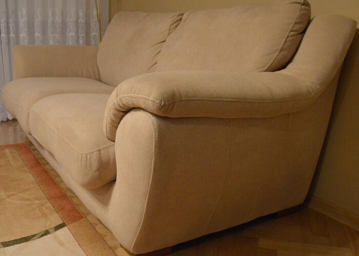 Grajewo ogłoszenia: Sprzedam  mało używany komplet wypoczynkowy, sofa +wygodne 2...