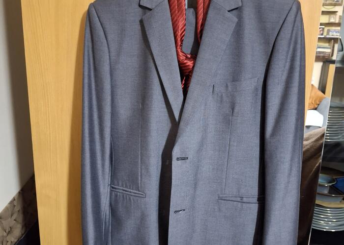 Grajewo ogłoszenia: Sprzedam  garnitur męski L kolor  grafitowy    tylko raz  użyty...