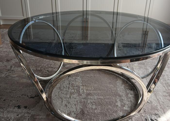 Grajewo ogłoszenia: Stół szklany, 80 cm szerokosc, wys. 42