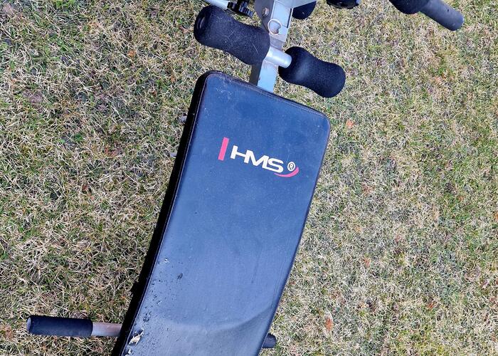 Grajewo ogłoszenia: Regulowana ławka skośna do ćwiczeń mięśni brzucha HMS. Stan...