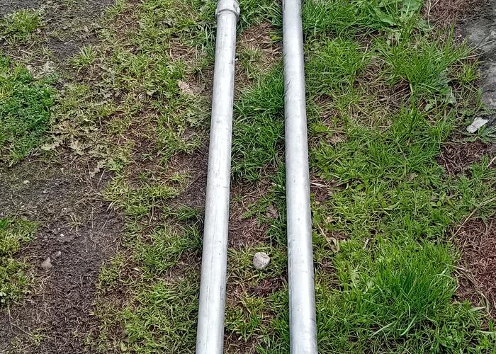 Grajewo ogłoszenia: Sprzedam około 6 metrów rury ocynkowanej fi50 wraz z filtrem do...