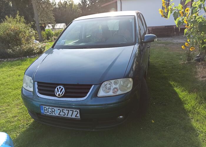 Grajewo ogłoszenia: Sprzedam Volkswagen Touran 2003 rok , stan dobry , przebieg 393 tys...